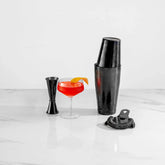 Black Stainless Steel Bar Basics Set